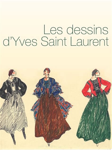 bande dessinée de yves saint laurent|Les Dessins d'Yves Saint Laurent .